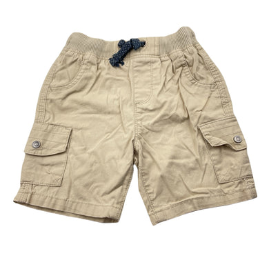 Boys Target, cotton cargo shorts, elasticated, GUC, size 2,  