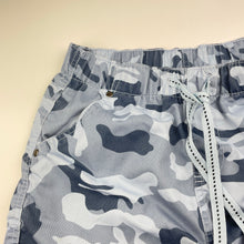 Load image into Gallery viewer, Boys Emerson, blue camo print shorts, elasticated, GUC, size 12,  