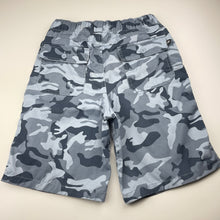 Load image into Gallery viewer, Boys Emerson, blue camo print shorts, elasticated, GUC, size 12,  