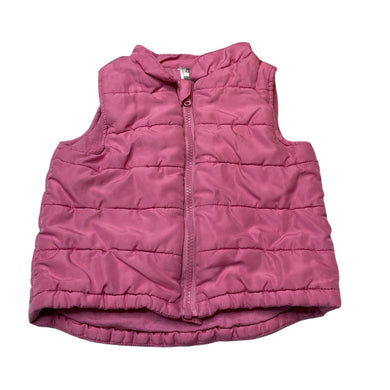 Girls Kids & Co, pink puffer vest / sleeveless jacket, FUC, size 1,  