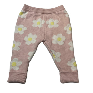 Girls Dymples, thick knitted cotton leggings / bottoms, GUC, size 0,  