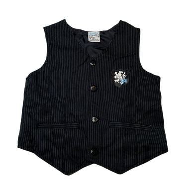 Boys Kids Stuff, pin stripe cotton waistcoat / vest, EUC, size 2,  