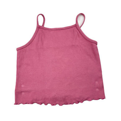 Girls Target, ribbed cropped singlet top, GUC, size 7,  