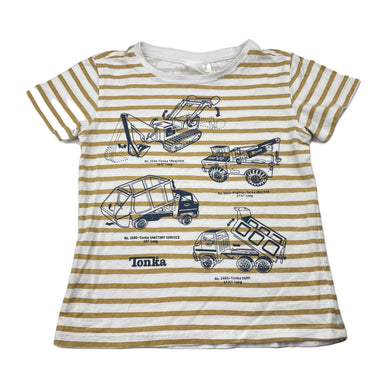 Boys Tonka, cotton t-shirt / top, trucks, GUC, size 5,  