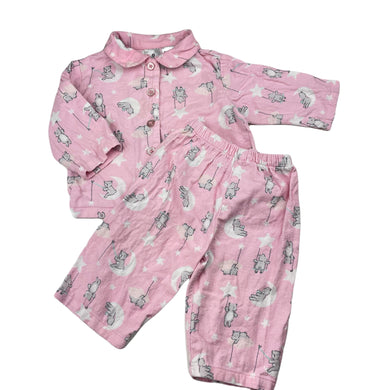 Girls Target, flannel cotton winter pyjamas, GUC, size 00,  