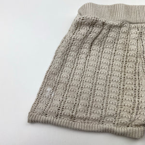 Girls Baby Baby, lightweight knit cotton shorts, elasticated, FUC, size 0,  