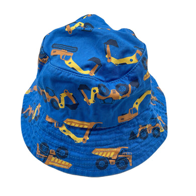 Boys Anko, cotton bucket hat, diggers, EUC, size 4-6,  