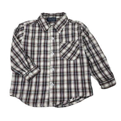 Boys Urban Blues, vintage long sleeve shirt, no size, armpit to armpit: 34cm, shoulder to cuff: 32.5cm, GUC, size 2-3,  