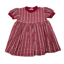Load image into Gallery viewer, Girls Q FOR KIDS, vintage red &amp; white check dress, FUC, size 1, L: 40cm