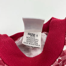 Load image into Gallery viewer, Girls Q FOR KIDS, vintage red &amp; white check dress, FUC, size 1, L: 40cm