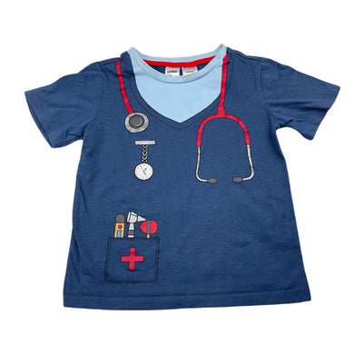 Boys Anko, pyjama tee / top, Doctor, GUC, size 5,  