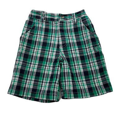 Boys US Polo Assn, checked cotton shorts, elasticated, GUC, size 4,  