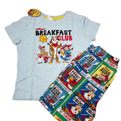 unisex Peter Alexander, Kellogg's Breakfast pyjama top & pants, NEW, size 6,  