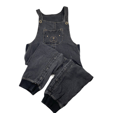 Boys Target, knit denim overalls / dungarees, FUC, size 2,  