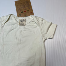 Load image into Gallery viewer, unisex Milk &amp; Masuki, cream organic cotton tee / top, NEW, size 0,  