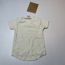 Load image into Gallery viewer, unisex Milk &amp; Masuki, cream organic cotton tee / top, NEW, size 0,  