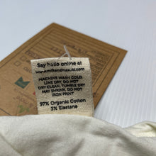 Load image into Gallery viewer, unisex Milk &amp; Masuki, cream organic cotton tee / top, NEW, size 2,  