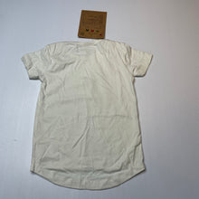 Load image into Gallery viewer, unisex Milk &amp; Masuki, cream organic cotton tee / top, NEW, size 2,  