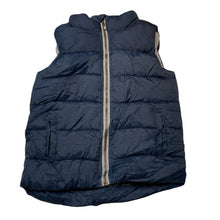 Load image into Gallery viewer, Boys Pumpkin Patch, navy wadded vest / sleeveless jacket, FUC, size 7,  