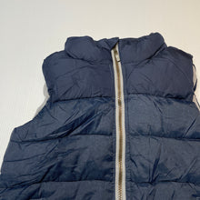 Load image into Gallery viewer, Boys Pumpkin Patch, navy wadded vest / sleeveless jacket, FUC, size 7,  