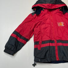 Load image into Gallery viewer, Boys reversible, red &amp; blue jacket / coat, Sz: XS, armpit to armpit: 36cm, shoulder to cuff: 37cm, EUC, size 4-5,  