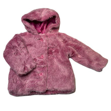 Load image into Gallery viewer, Girls Old Navy, lined pink faux fur jacket / coat, EUC, size 2,  