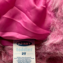 Load image into Gallery viewer, Girls Old Navy, lined pink faux fur jacket / coat, EUC, size 2,  