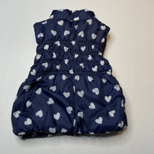 Load image into Gallery viewer, Girls H&amp;T, fleece lined puffer vest / sleeveless jacket, EUC, size 2,  