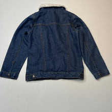 Load image into Gallery viewer, Boys Breakers, fleece lined denim jacket, poppers, GUC, size 6,  