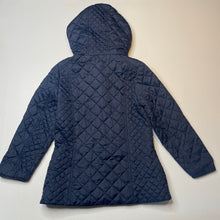 Load image into Gallery viewer, Girls Target, navy quilted jacket / coat, EUC, size 8,  