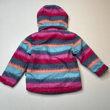 Load image into Gallery viewer, Girls Crane, Snow Extreme colourful ski jacket, EUC, size 2,  