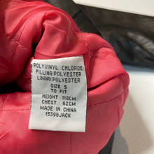 Load image into Gallery viewer, Girls Doghouse, black faux leather jacket, FUC, size 5,  