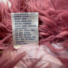 Load image into Gallery viewer, Girls Jelly Beans, vintage faux fur trim stretch denim jacket, GUC, size 6,  