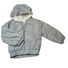 Load image into Gallery viewer, Girls Bambino, vintage fleece lined jacket / coat, mark lower front, FUC, size 5,  