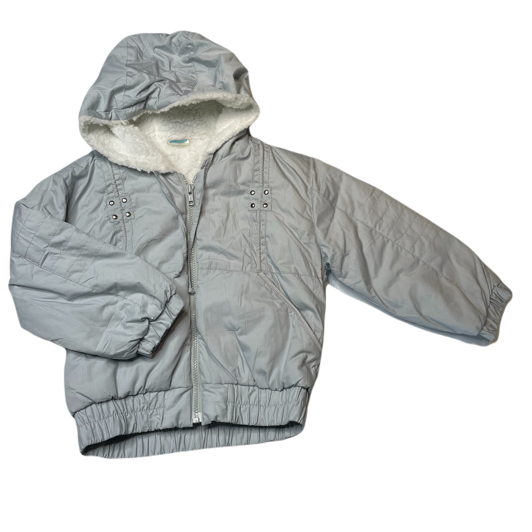 Girls Bambino, vintage fleece lined jacket / coat, mark lower front, FUC, size 5,  