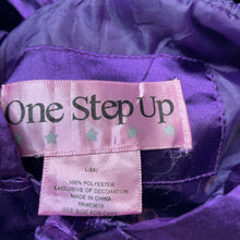 Load image into Gallery viewer, Girls One Step Up, purple lightweight hooded vest/jacket, EUC, size 6,  