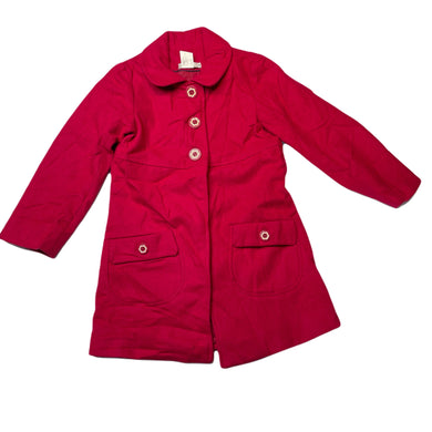 Girls Target, red wool blend jacket / coat, L: 60cm, EUC, size 6,  