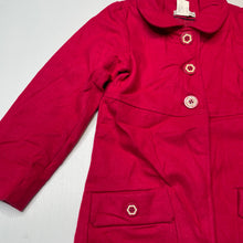 Load image into Gallery viewer, Girls Target, red wool blend jacket / coat, L: 60cm, EUC, size 6,  