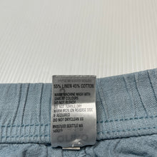 Load image into Gallery viewer, Boys AN, blue linen/cotton shorts, elasticated, FUC, size 5,  