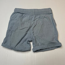 Load image into Gallery viewer, Boys AN, blue linen/cotton shorts, elasticated, FUC, size 5,  