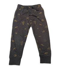 Load image into Gallery viewer, unisex Cotton On, fleece lined track pants, elasticated, Inside leg: 42cm, FUC, size 5,  