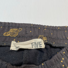 Load image into Gallery viewer, unisex Cotton On, fleece lined track pants, elasticated, Inside leg: 42cm, FUC, size 5,  