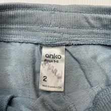 Load image into Gallery viewer, Boys Anko, blue casual shorts, elasticated, FUC, size 2,  