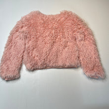 Load image into Gallery viewer, Girls Art Class, lined faux fur sweater / jumper, GUC, size 10-12,  