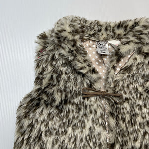 Girls Target, lined faux fur vest / jacket, GUC, size 2,  
