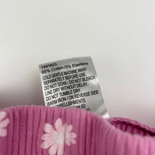 Load image into Gallery viewer, Girls Mango, ribbed floral leggings, Inside leg: 29cm, EUC, size 3,  