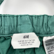 Load image into Gallery viewer, Girls H&amp;M, corduroy cotton overalls dress / pinafore, GUC, size 8, L: 66cm