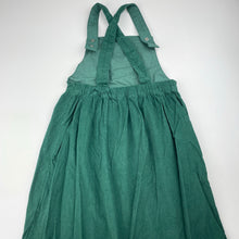 Load image into Gallery viewer, Girls H&amp;M, corduroy cotton overalls dress / pinafore, GUC, size 8, L: 66cm
