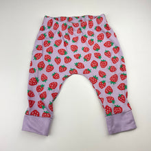 Load image into Gallery viewer, Girls Target, organic cotton pyjamas, strawberries, FUC, size 0,  