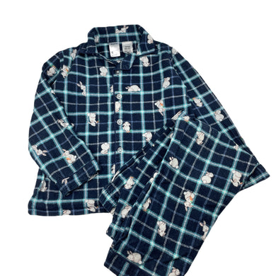 Girls Anko, flannel cotton winter pyjamas, wash fade, FUC, size 5,  